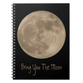 Moon Notebook Custom Full Moon Journal Buchgeschen Notizblock (Vorderseite)