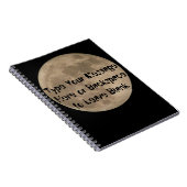 Moon Notebook Custom Full Moon Journal Buchgeschen Notizblock (Rechte Seite)