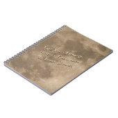 Moon Notebook Custom Full Moon Journal Buchgeschen Notizblock (Linke Seite)