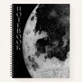 Moon-Notebook Notizblock (Vorderseite)