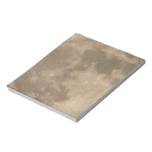Moon Notepad Full Moon Notepads Fun Moon Geschenke Notizblock (Rotiert)