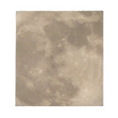 Moon Notepad Full Moon Notepads Fun Moon Geschenke Notizblock (Vorderseite)