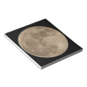 Moon Notepad Full Moon Notepads Fun Moon Geschenke Notizblock (angewinkelt)