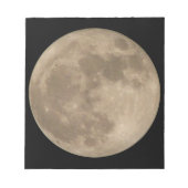 Moon Notepad Full Moon Notepads Fun Moon Geschenke Notizblock (Vorderseite)
