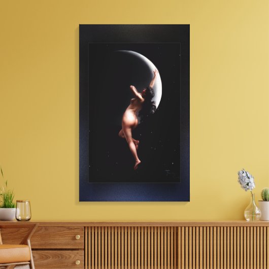 Moon Nymph von Luis Ricardo Falero Leinwanddruck (Insitu (Wohnzimmer))