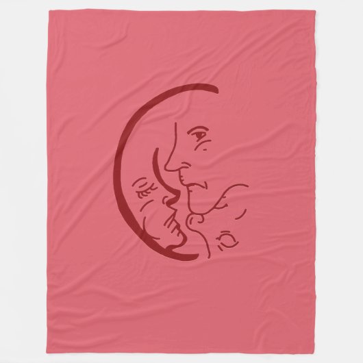 Moon of Loved Ones Fleecedecke (Vorderseite)