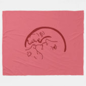 Moon of Loved Ones Fleecedecke (Vorderseite (Horizontal))