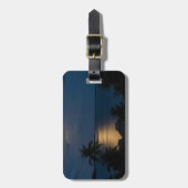 Moon on bora bora gepäckanhänger (Vorderseite vertikal)