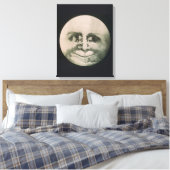 Moon Optical Illusion Leinwanddruck (Insitu (Schlafzimmer))