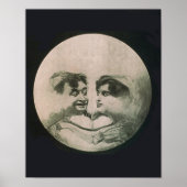 Moon Optical Illusion Poster (Vorne)