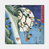 Moon over a Waterfall, Hiroshige, Ukiyo-e Magnet (Vorne)