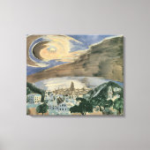 Moon Over Barcelona von Walter Gramatte Leinwanddruck (Vorderseite)
