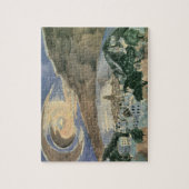 Moon Over Barcelona von Walter Gramatte Puzzle (Vertikal)