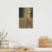 Moon Over Birch von Gregory Gallo Poster (Küche)