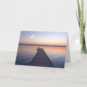 Moon Over Buscharner Footbridge   Starnberg Lake Karte