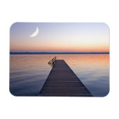 Moon Over Buscharner Footbridge | Starnberg Magnet (Horizontal)