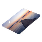 Moon Over Buscharner Footbridge | Starnberg Magnet (Linke Seite)