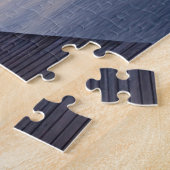Moon Over Buscharner Footbridge | Starnberg Puzzle (Seite)
