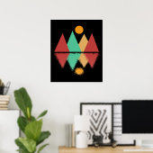 Moon Over Four Peaks #2 Poster (Heimbüro)