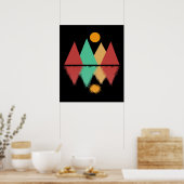 Moon Over Four Peaks #2 Poster (Küche)