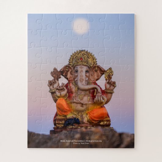 Moon Over Ganeshji, 16x20 Jigsaw Puzzle 2 (Vertikal)