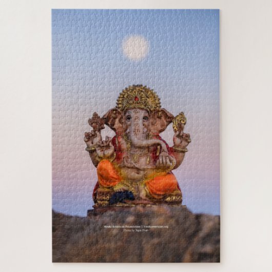 Moon Over Ganeshji 20x30 Jigsaw Puzzle (Vertikal)
