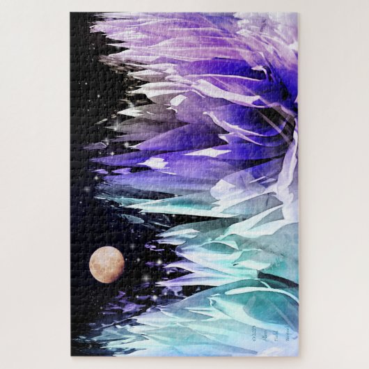 "Moon Over Island" Puzzle (Vertikal)