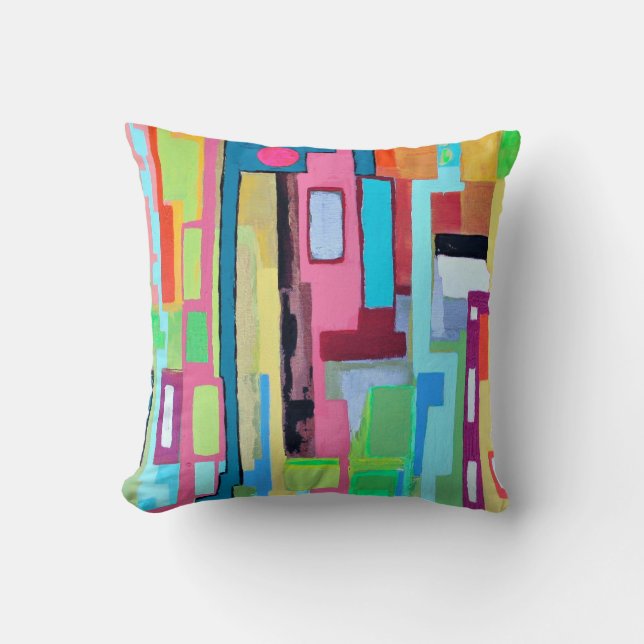 Moon Over Miami 16 x 16 Poly Throw Kissen (Vorderseite)