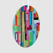 Moon Over Miami Acrylic Ornament (Vorderseite)