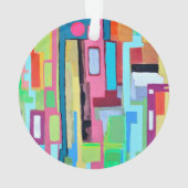 Moon Over Miami Acrylic Ornament (Rückseite)