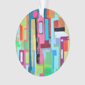 Moon Over Miami Acrylic Ornament (Vorderseite)