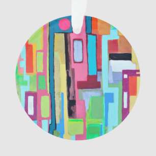 Moon Over Miami Acrylic Ornament