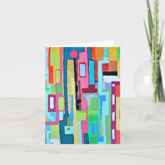 Moon Over Miami Blank Notecard Karte (Vorderseite)