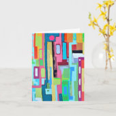 Moon Over Miami Blank Notecard Karte (Gelbe Blume)