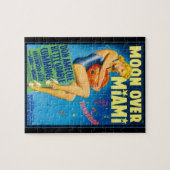 Moon Over Miami Movie Poster Puzzle (Horizontal)