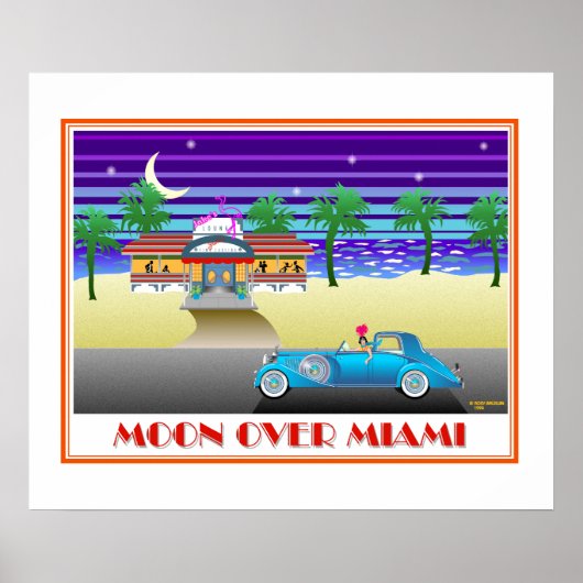 Moon Over Miami Poster (Vorne)