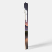 Moon over Mountain Landschaft Case-Mate iPhone Hülle (Rückseite / Links)