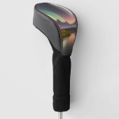 Moon over Mountain Landschaft Golf Headcover (angewinkelt)