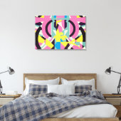 Moon Over My Memphis Leinwanddruck (Insitu (Schlafzimmer))