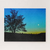 Moon Over Rockbridge County Farm Puzzle (Horizontal)