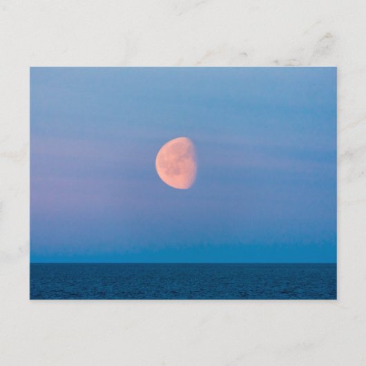 Moon Over the Bering Sea | Russia Far East Postkarte (Vorderseite)