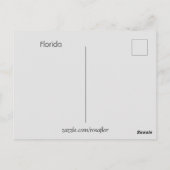 Moon over Treasinsel Florida Postcard Postkarte (Rückseite)