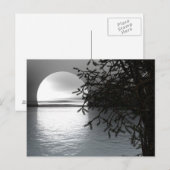 Moon over Water Postcard Postkarte (Vorne/Hinten)