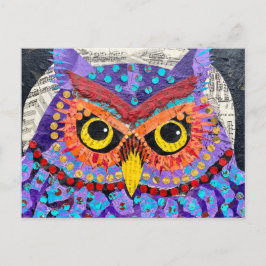 Moon Owl Postkarte