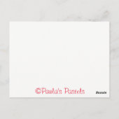 Moon Painting~Peace wie eine RIver Postcard Postkarte (Rückseite)