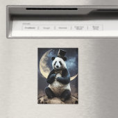 Moon Panda Bear Magnet (In Situ (Geschirrspüler))