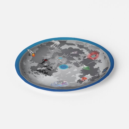 Moon Pappteller (Schrägansicht)