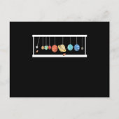 Moon Pendulum Planets Astronaut Space Postkarte (Vorderseite)