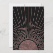 Moon Phase Arch Abstract Sun and Sun Rays Set, 1/6 Einladung (Vorderseite)