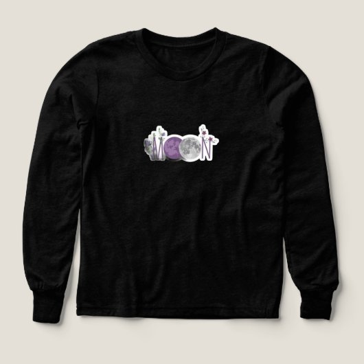 Moon Phase Floral Sweatshirt (Design Vorderseite)